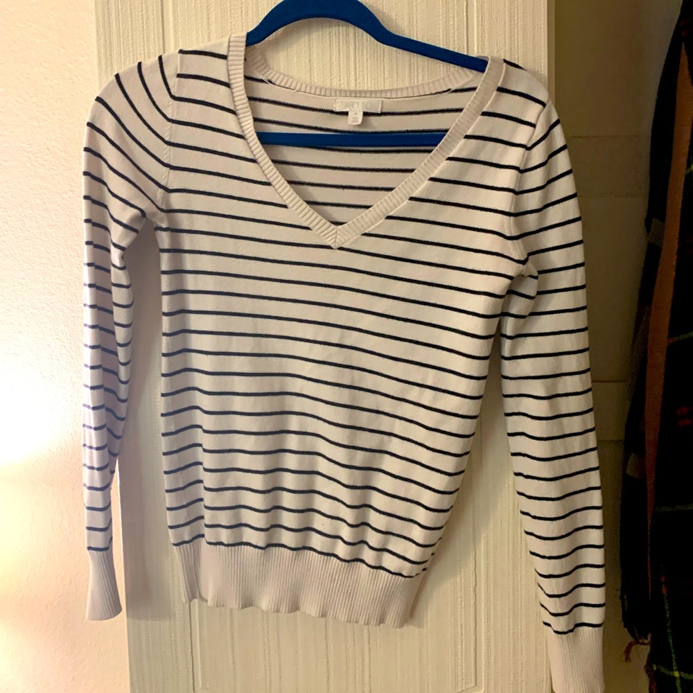 Nordstrom striped sweater size xs worn twice
